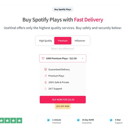 buy cheap spotify plays