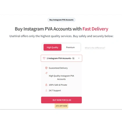 Packages to Buy Instagram Accounts