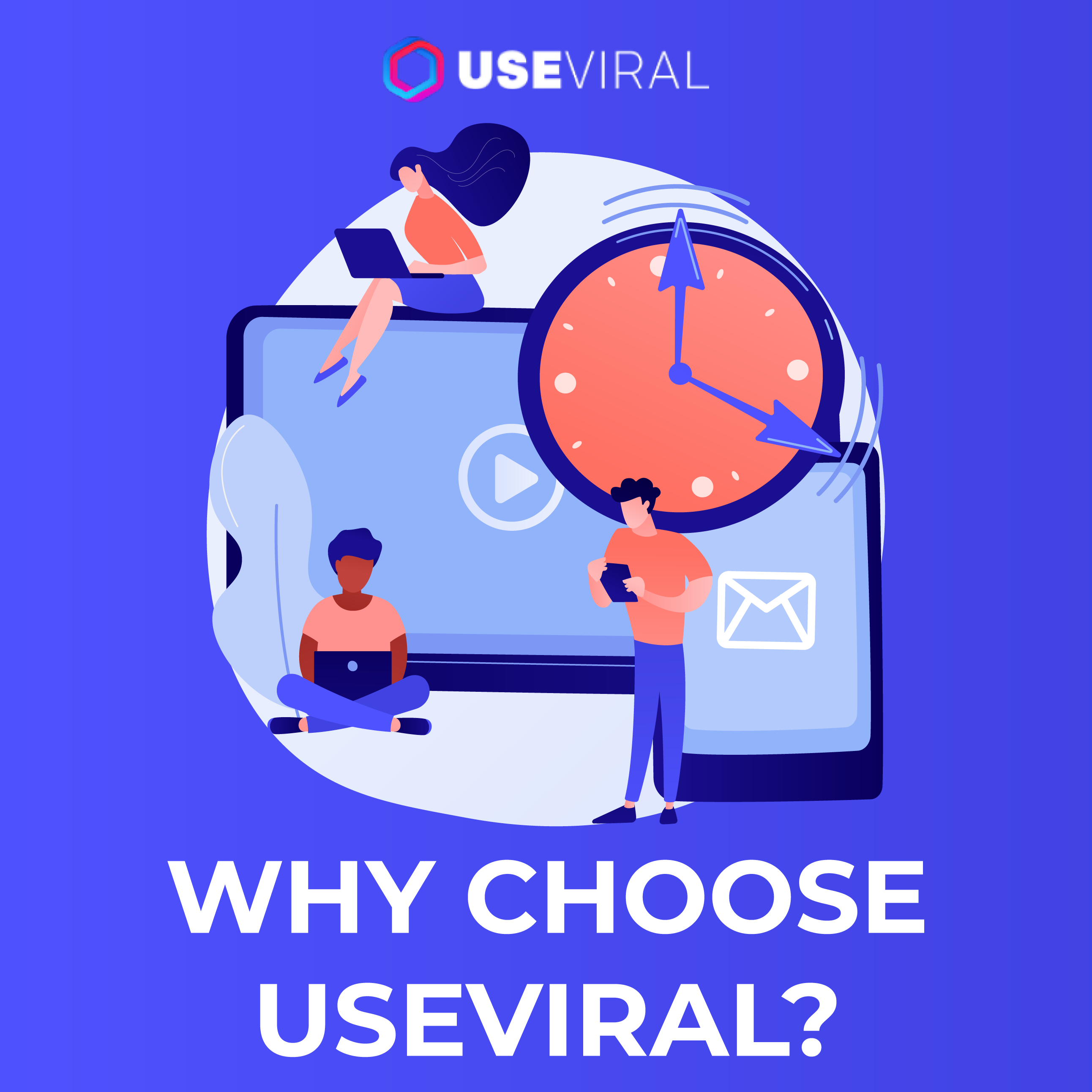 why choose useviral to buy youtube watch hours